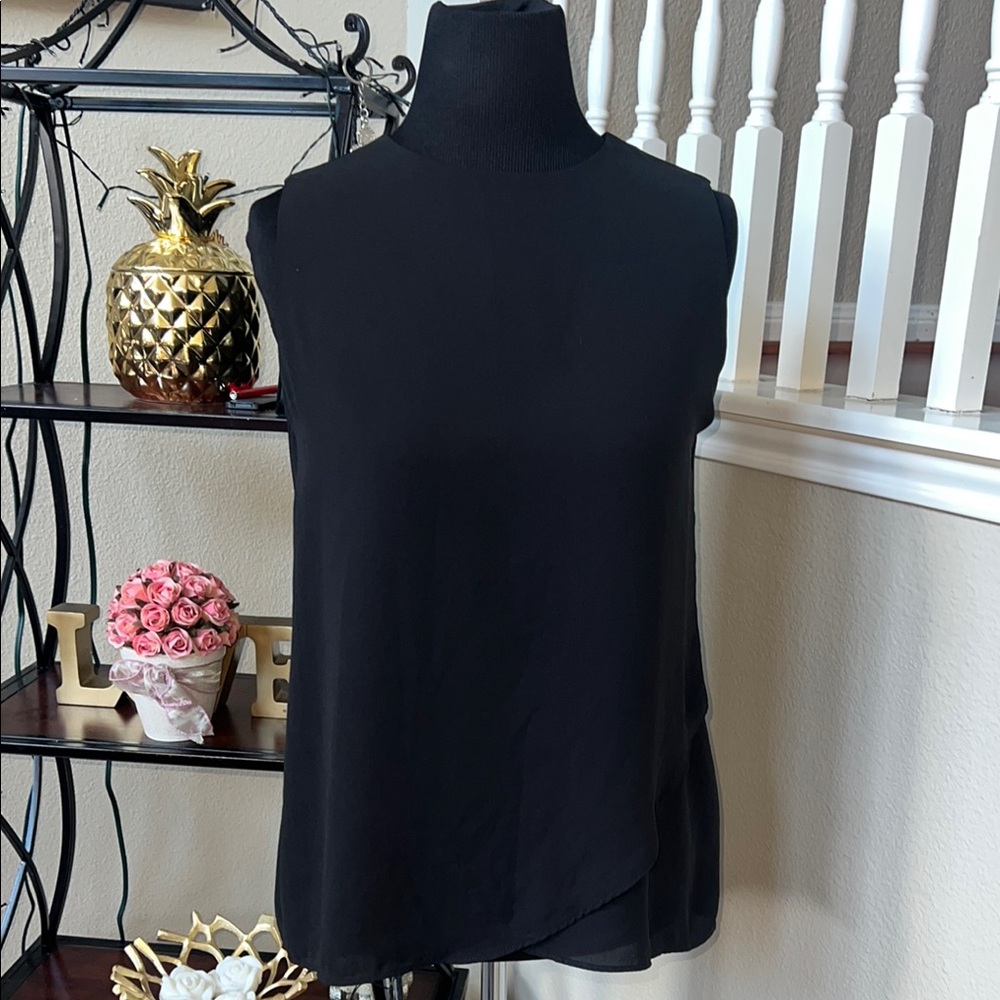 Elegant Black Sleeveless Top